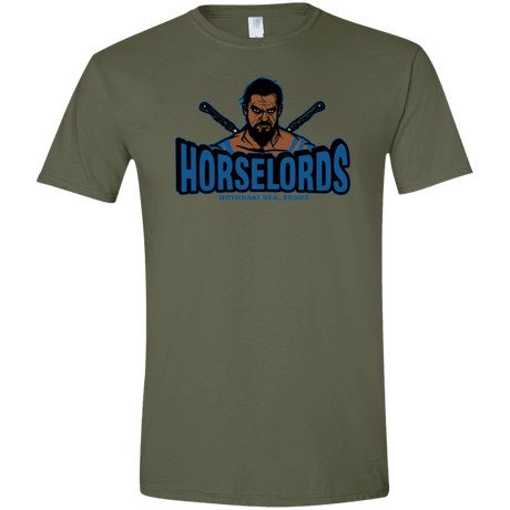 T-Shirts Military Green / S Horse Lords Men's Semi-Fitted Softstyle