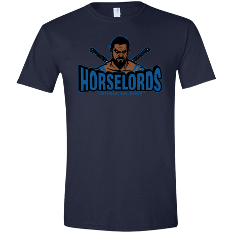 T-Shirts Navy / X-Small Horse Lords Men's Semi-Fitted Softstyle