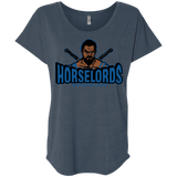 T-Shirts Indigo / X-Small Horse Lords Triblend Dolman Sleeve