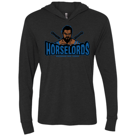 T-Shirts Vintage Black / X-Small Horse Lords Triblend Long Sleeve Hoodie Tee