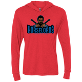 T-Shirts Vintage Red / X-Small Horse Lords Triblend Long Sleeve Hoodie Tee