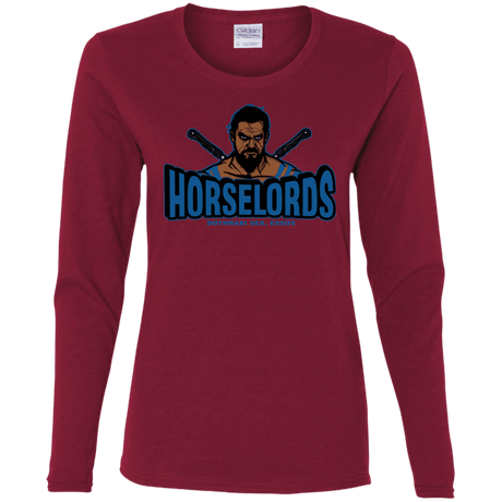 T-Shirts Cardinal / S Horse Lords Women's Long Sleeve T-Shirt