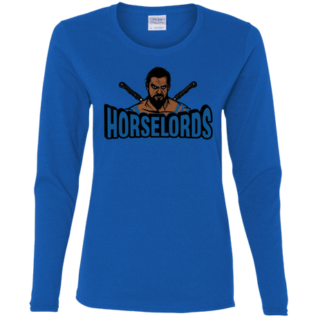 T-Shirts Royal / S Horse Lords Women's Long Sleeve T-Shirt