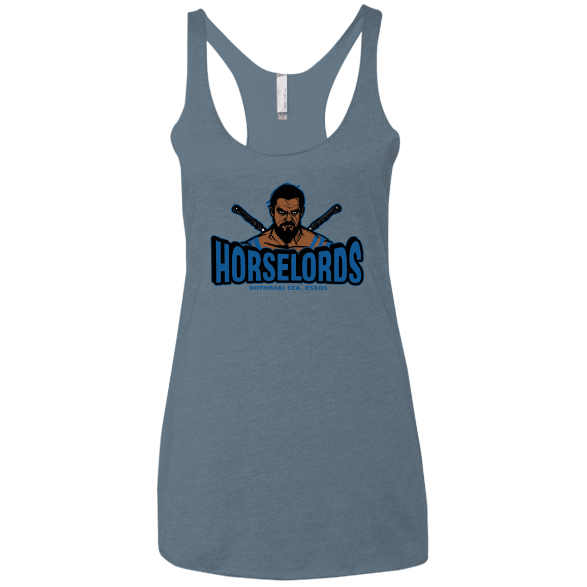 T-Shirts Indigo / X-Small Horse Lords Women's Triblend Racerback Tank
