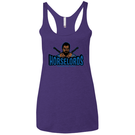 T-Shirts Purple Rush / X-Small Horse Lords Women's Triblend Racerback Tank