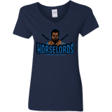 T-Shirts Navy / S Horse Lords Women's V-Neck T-Shirt