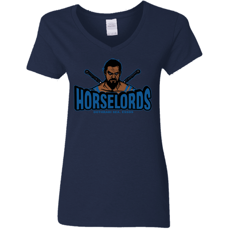 T-Shirts Navy / S Horse Lords Women's V-Neck T-Shirt