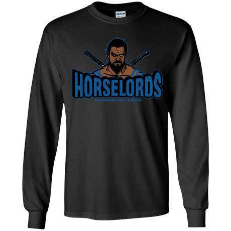 T-Shirts Black / YS Horse Lords Youth Long Sleeve T-Shirt