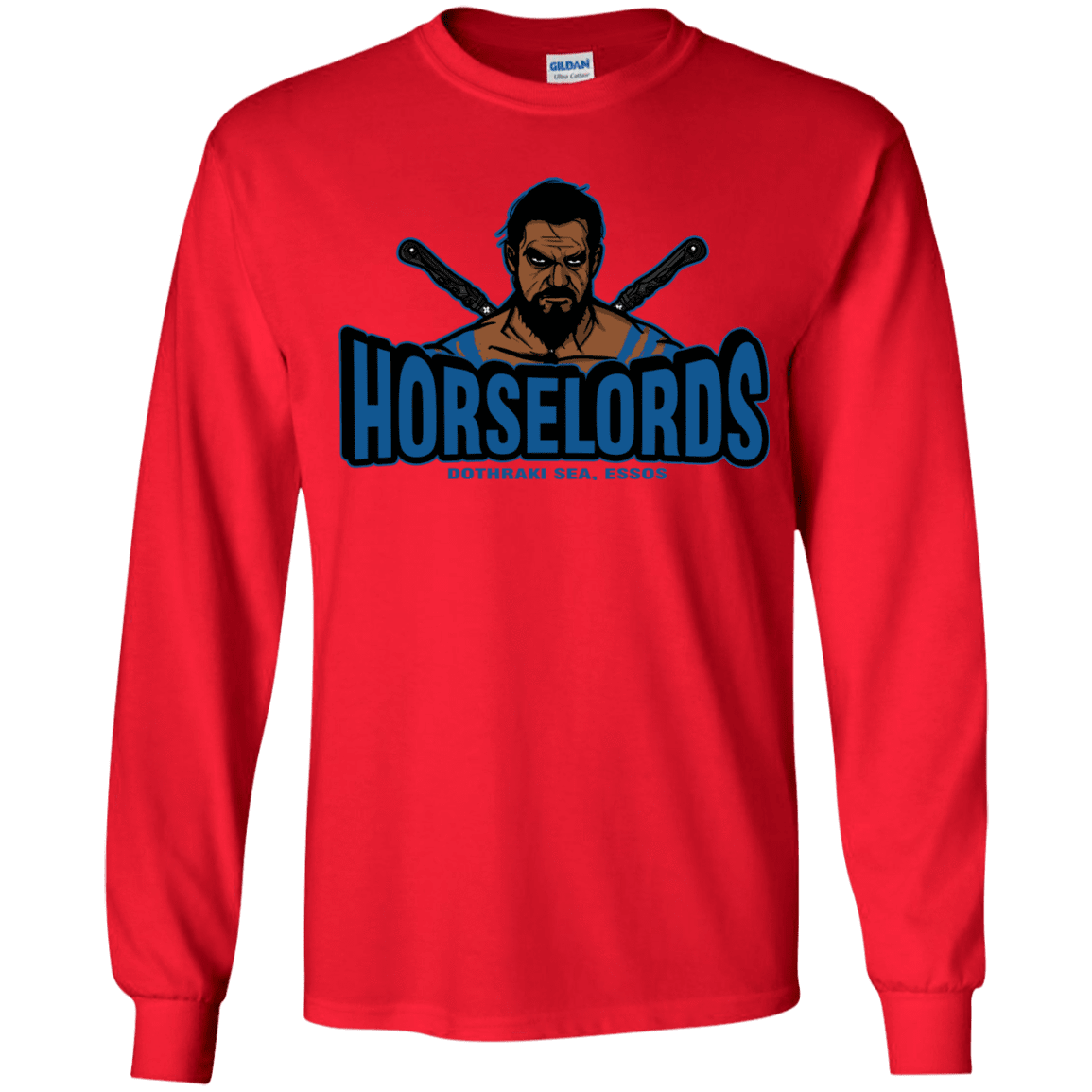 T-Shirts Red / YS Horse Lords Youth Long Sleeve T-Shirt