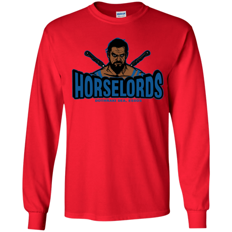 T-Shirts Red / YS Horse Lords Youth Long Sleeve T-Shirt