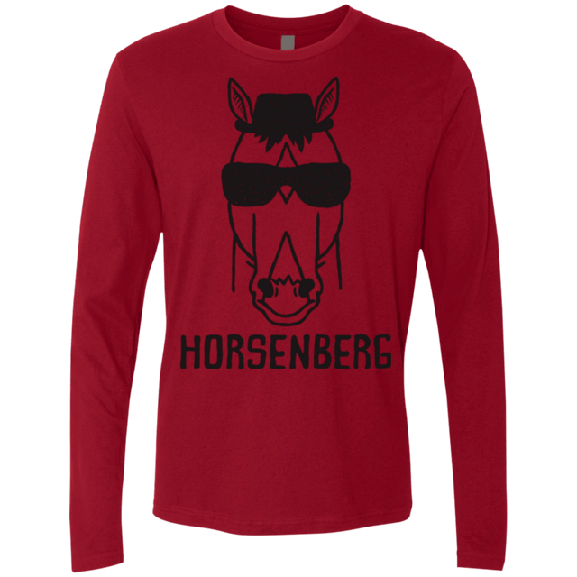 T-Shirts Cardinal / S Horsenberg Men's Premium Long Sleeve