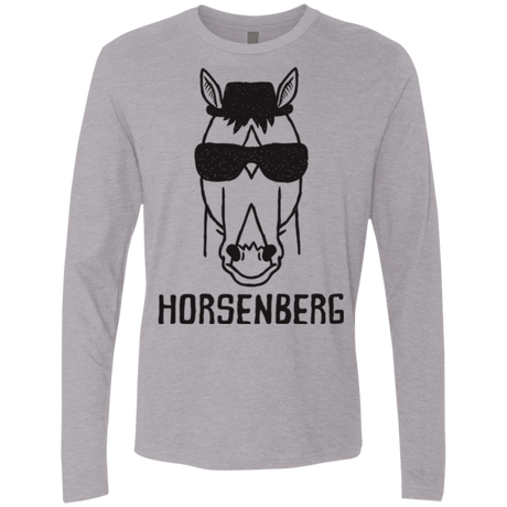 T-Shirts Heather Grey / S Horsenberg Men's Premium Long Sleeve