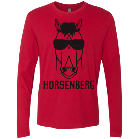 T-Shirts Red / S Horsenberg Men's Premium Long Sleeve