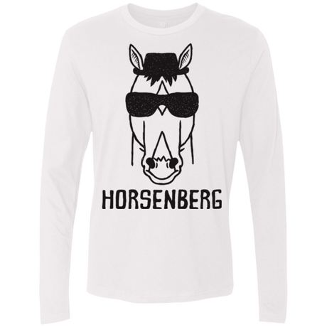 T-Shirts White / S Horsenberg Men's Premium Long Sleeve