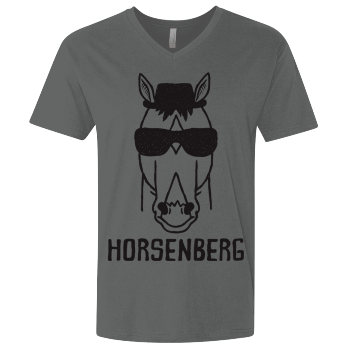 T-Shirts Heavy Metal / X-Small Horsenberg Men's Premium V-Neck