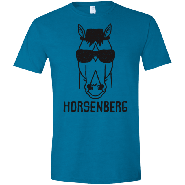 T-Shirts Antique Sapphire / S Horsenberg Men's Semi-Fitted Softstyle