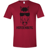 T-Shirts Cardinal Red / S Horsenberg Men's Semi-Fitted Softstyle