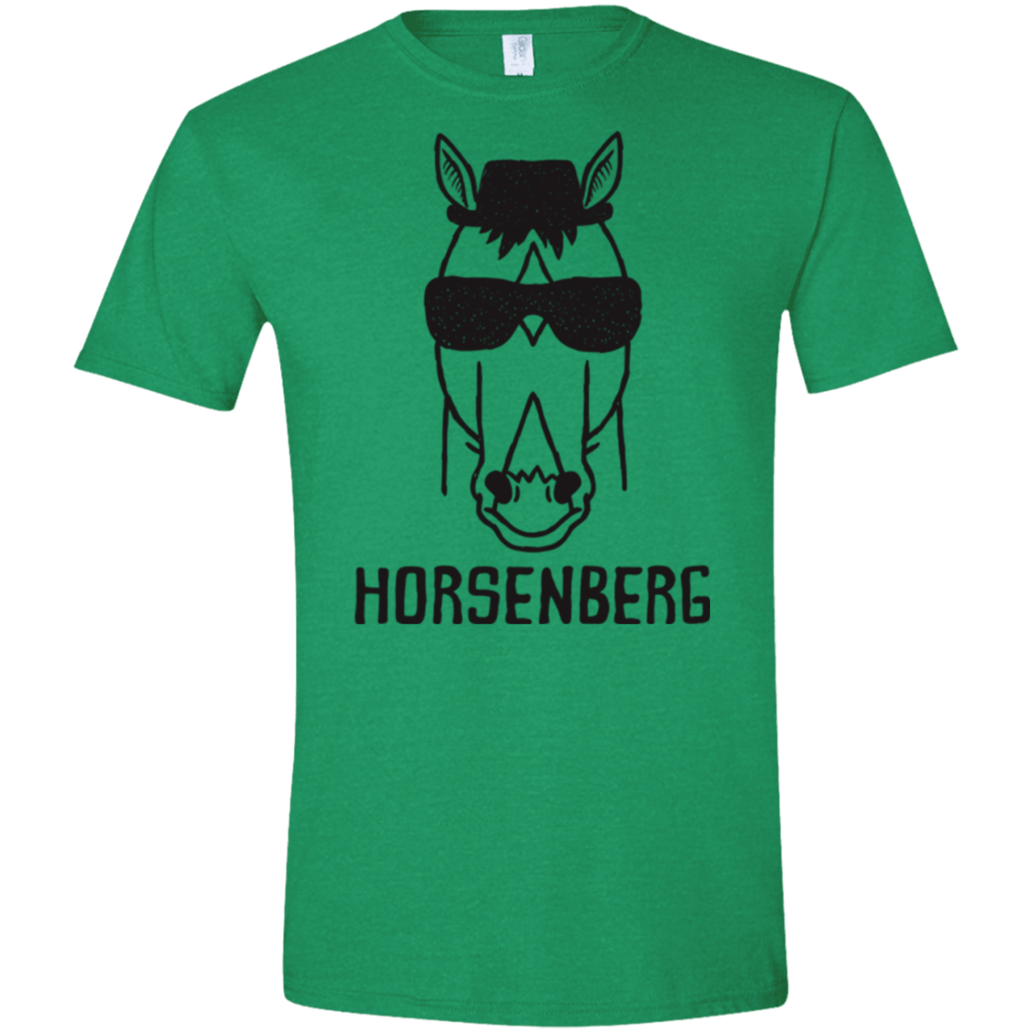 T-Shirts Heather Irish Green / S Horsenberg Men's Semi-Fitted Softstyle
