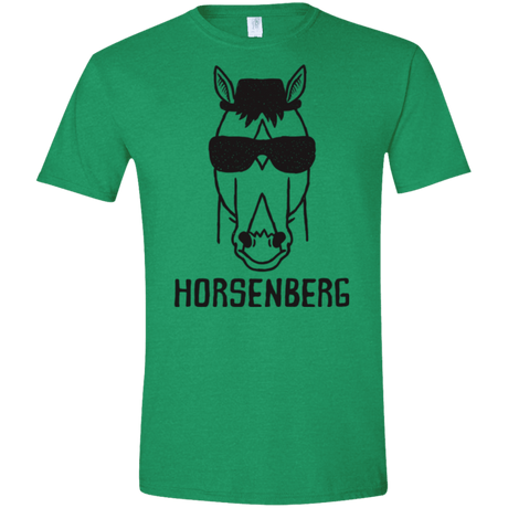 T-Shirts Heather Irish Green / S Horsenberg Men's Semi-Fitted Softstyle