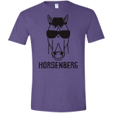 T-Shirts Heather Purple / S Horsenberg Men's Semi-Fitted Softstyle