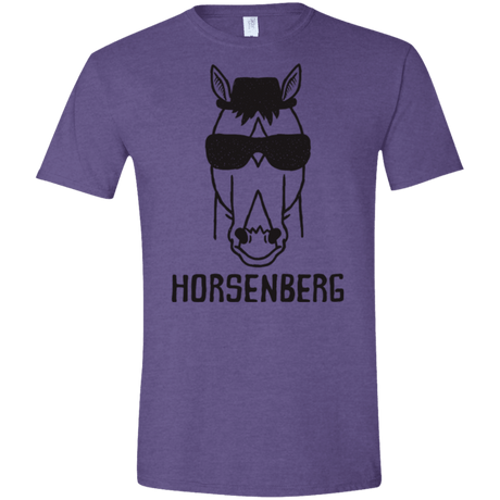 T-Shirts Heather Purple / S Horsenberg Men's Semi-Fitted Softstyle