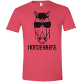 T-Shirts Heather Red / S Horsenberg Men's Semi-Fitted Softstyle