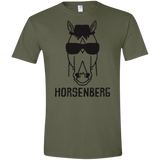 T-Shirts Military Green / S Horsenberg Men's Semi-Fitted Softstyle