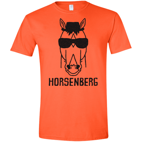 T-Shirts Orange / S Horsenberg Men's Semi-Fitted Softstyle