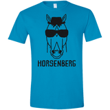 T-Shirts Sapphire / S Horsenberg Men's Semi-Fitted Softstyle