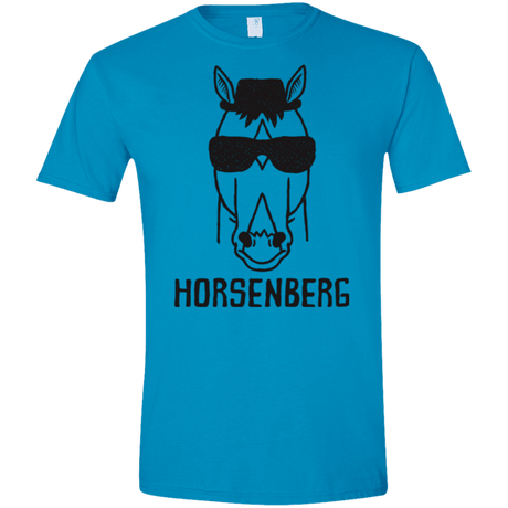 T-Shirts Sapphire / S Horsenberg Men's Semi-Fitted Softstyle