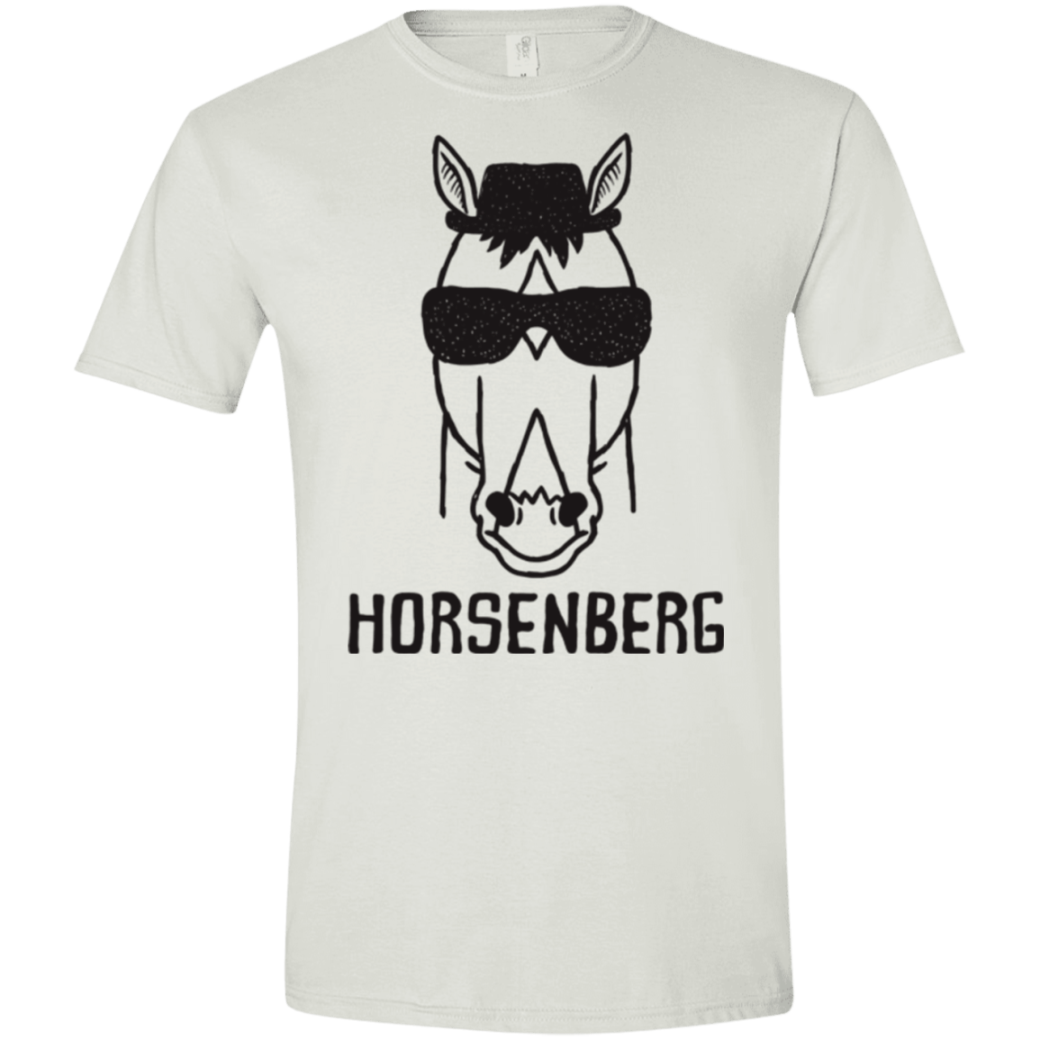 T-Shirts White / X-Small Horsenberg Men's Semi-Fitted Softstyle