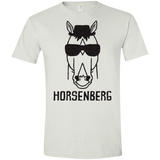 T-Shirts White / X-Small Horsenberg Men's Semi-Fitted Softstyle