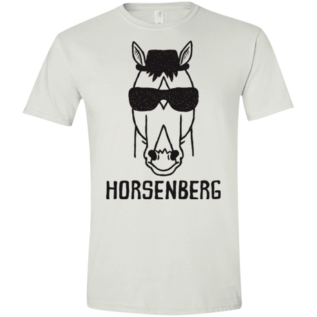 T-Shirts White / X-Small Horsenberg Men's Semi-Fitted Softstyle