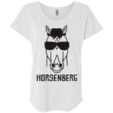 T-Shirts Heather White / X-Small Horsenberg Triblend Dolman Sleeve