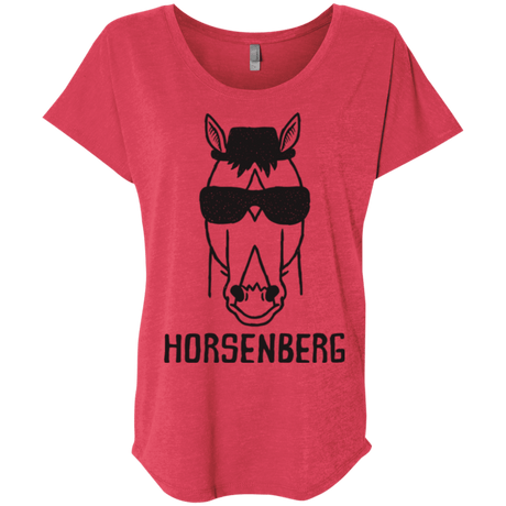 T-Shirts Vintage Red / X-Small Horsenberg Triblend Dolman Sleeve