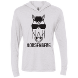 T-Shirts Heather White / X-Small Horsenberg Triblend Long Sleeve Hoodie Tee