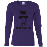 T-Shirts Purple / S Horsenberg Women's Long Sleeve T-Shirt