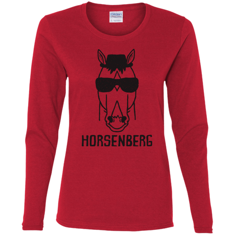 T-Shirts Red / S Horsenberg Women's Long Sleeve T-Shirt