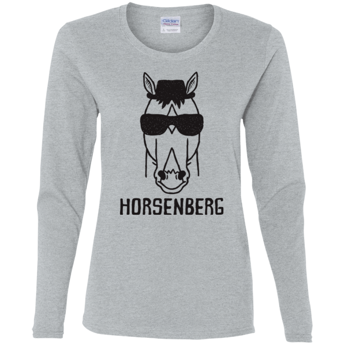 T-Shirts Sport Grey / S Horsenberg Women's Long Sleeve T-Shirt