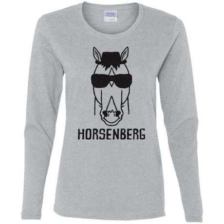 T-Shirts Sport Grey / S Horsenberg Women's Long Sleeve T-Shirt