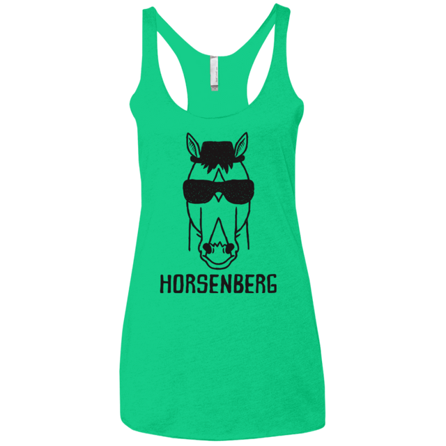 T-Shirts Envy / X-Small Horsenberg Women's Triblend Racerback Tank