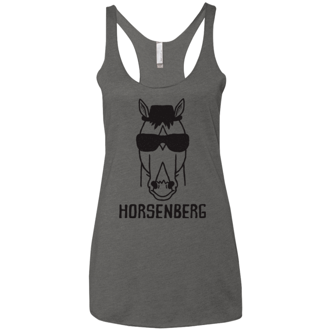 T-Shirts Premium Heather / X-Small Horsenberg Women's Triblend Racerback Tank