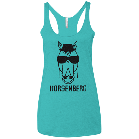 T-Shirts Tahiti Blue / X-Small Horsenberg Women's Triblend Racerback Tank