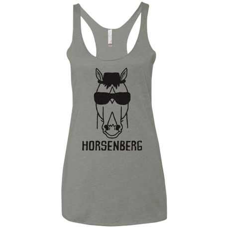 T-Shirts Venetian Grey / X-Small Horsenberg Women's Triblend Racerback Tank
