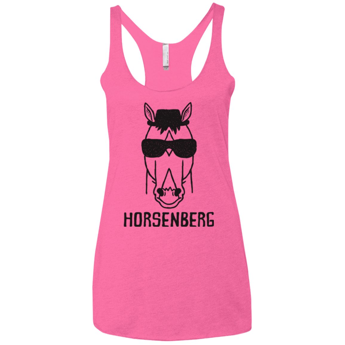 T-Shirts Vintage Pink / X-Small Horsenberg Women's Triblend Racerback Tank