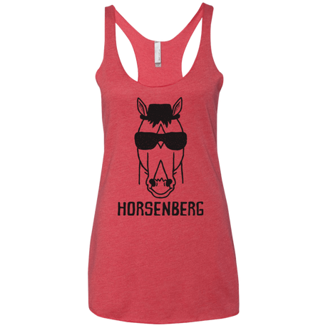 T-Shirts Vintage Red / X-Small Horsenberg Women's Triblend Racerback Tank