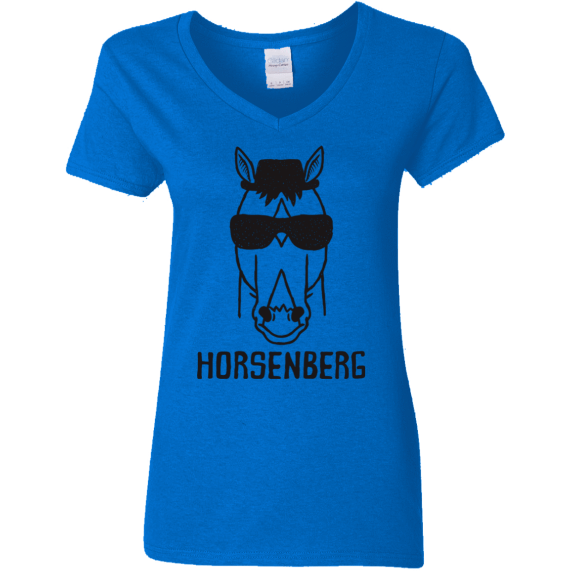 T-Shirts Royal / S Horsenberg Women's V-Neck T-Shirt