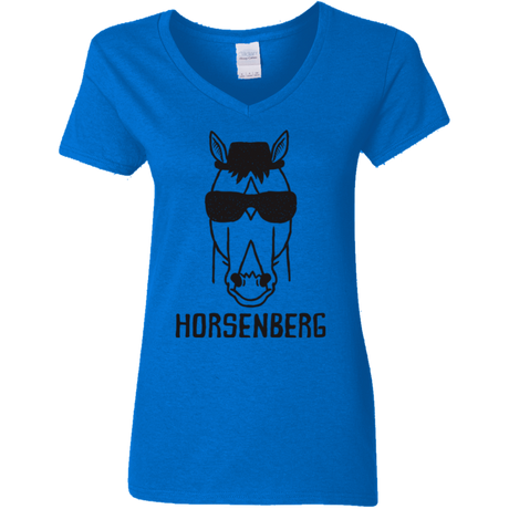 T-Shirts Royal / S Horsenberg Women's V-Neck T-Shirt