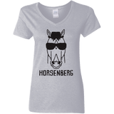 T-Shirts Sport Grey / S Horsenberg Women's V-Neck T-Shirt