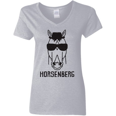 T-Shirts Sport Grey / S Horsenberg Women's V-Neck T-Shirt